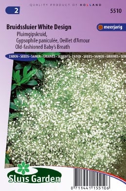 Bruidssluier White Design - Gypsophila