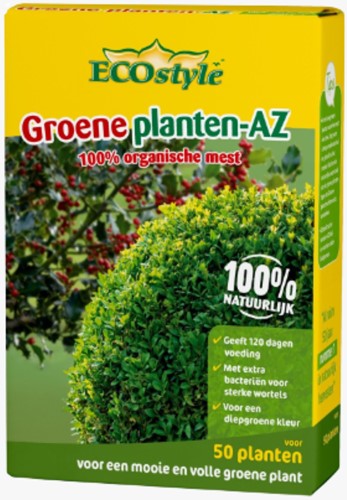 Groene Planten en Buxus AZ Meststof 1.6 kg - Ecostyle