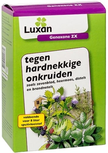 Genoxone ZX tegen hardnekkig onkruid 100 ml – Luxan (vervangt Primstar & Gazon net)