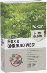 Mos & Onkruid Weg! voor gazon - Pokon