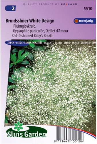 Bruidssluier White Design - Gypsophila-2